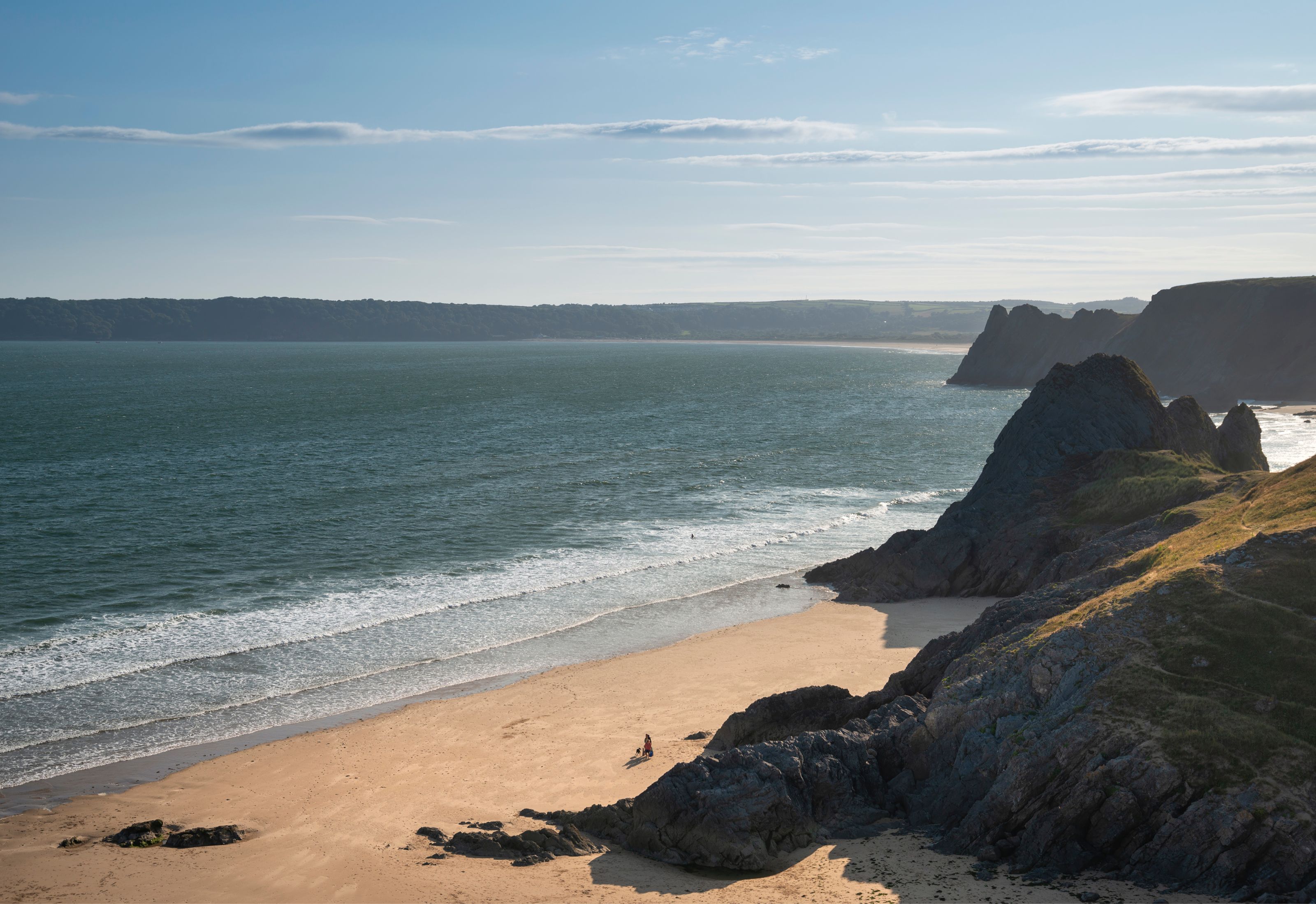 three cliffs bay